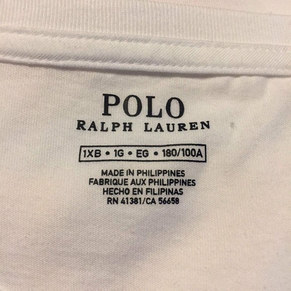Vintage Ralph Lauren Polo Fisherman Bear T-Shirt Big Tall 1XB Fishing Cotton Fis - Picture 4 of 10